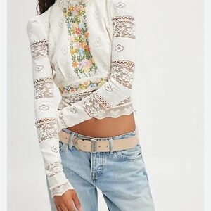 Free People garden grace top